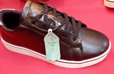Uk 6.5 EU39 Leather Black Wide  Women's Lace-up Trainers Classic LandsEnd RRP£75