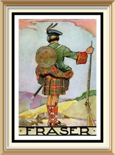 Scottish Clan FRASER Home Wall