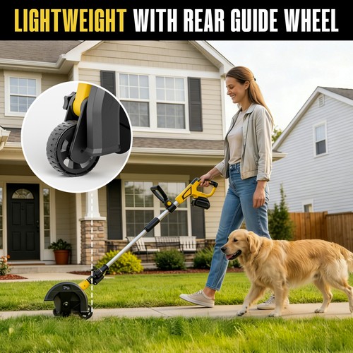 Cordless electric lawn edger - cordless,
