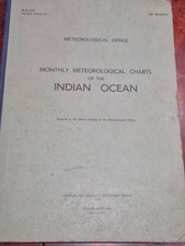 Monthly Meteorological Charts Indian Ocean Air Ministry HMSO 1959 Book