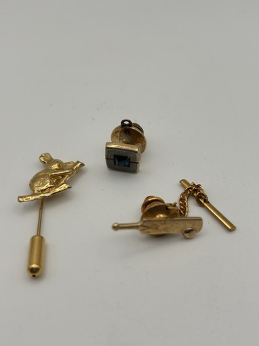 Vintage mens gold - gold, tone