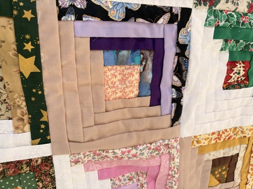 Handmade log cabin - handmade, sampler
