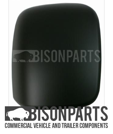 Black wing mirror cover - mirror, rh