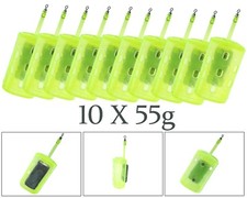 10 X 55g Swim Feeders Flat