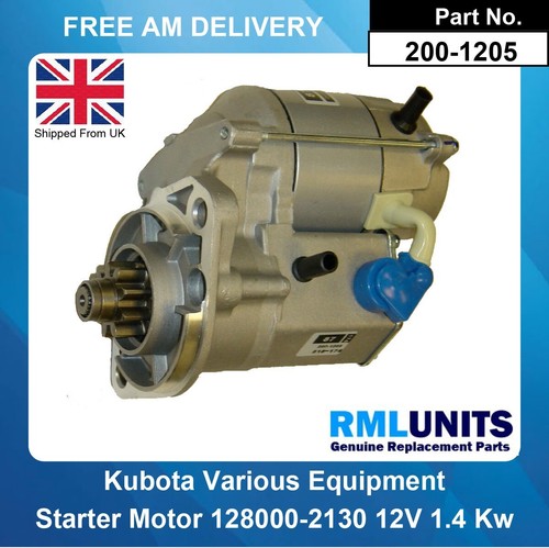 Starter motor for kubota - starter,