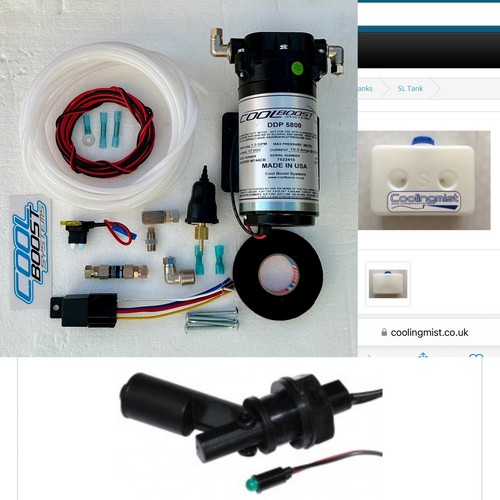 Coolingmist track cooling - track,