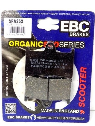 Sfa252 ebc premium brake pads - brake,