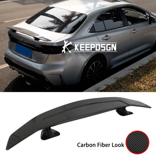 Carbon fiber look rear - carbon,