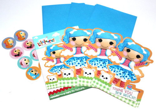 New lalaloopsy thank you cards - new,