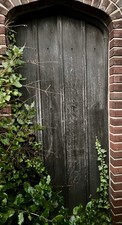 Authentic Antique Arched Oak