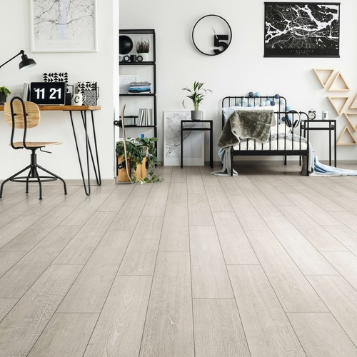 12mm white oak laminate - white,