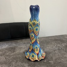 Benaya Peacock Design Vase