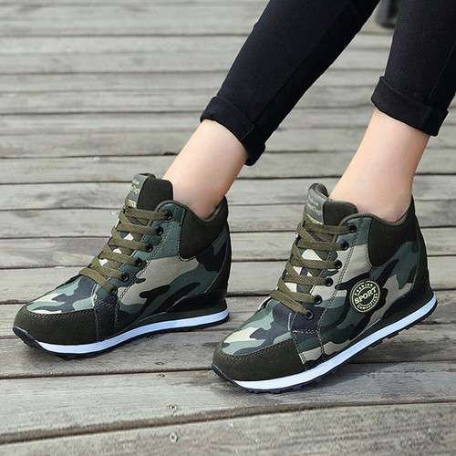 Women camo hidden wedge - wedge, heel