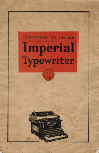 Imperial typewriter model - typewriter,