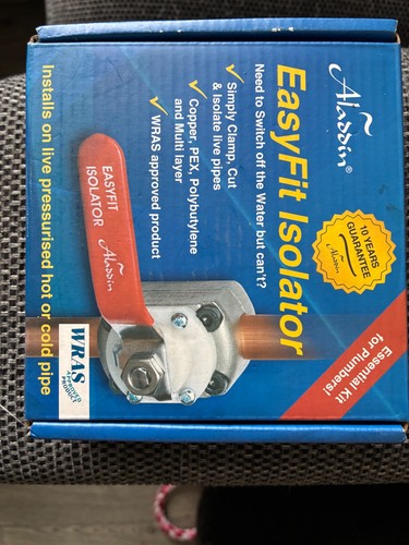 Aladin easyfit isolator valve - aladin,