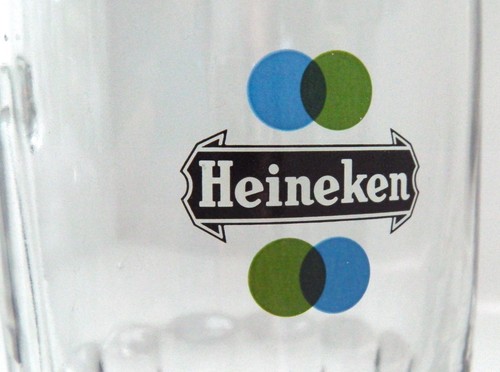 Heineken lager pint glass - heineken,