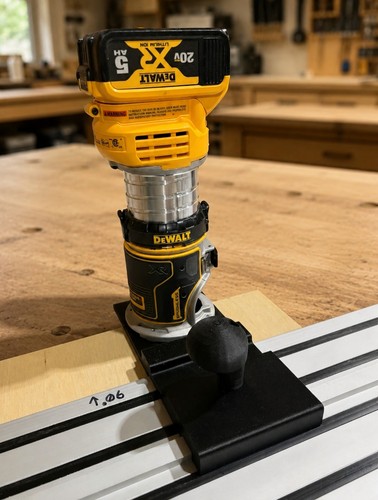 Dewalt router base track rail - base,
