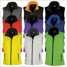 Result Ladies Two Layer Softshell Bodywarmer Shower Wind Proof Work Wear Gilet