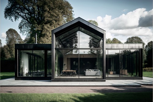 Timber frame buildings made - timber,