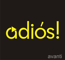 SMART Adios! Hello Car Decal