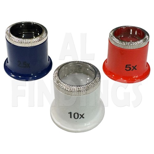 10x jewellers loupe - 2.5x,