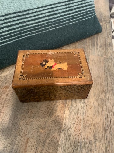 Vintage japanese inlaid wood - vintage,