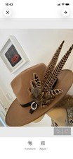 Pheasant Feather Hat Pin With