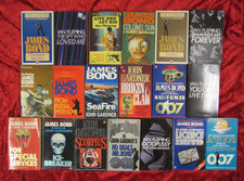 19 JAMES BOND BOOKS by VARIOUS AUTHORS  ** FREE UK POST ** PAPERBACK