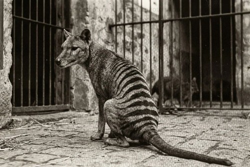 Thylacine tasmanian tiger - thylacine,