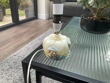 Vintage Nursery Light  Tinkerbell Pumpkin Hand Painted By John Valentine Working