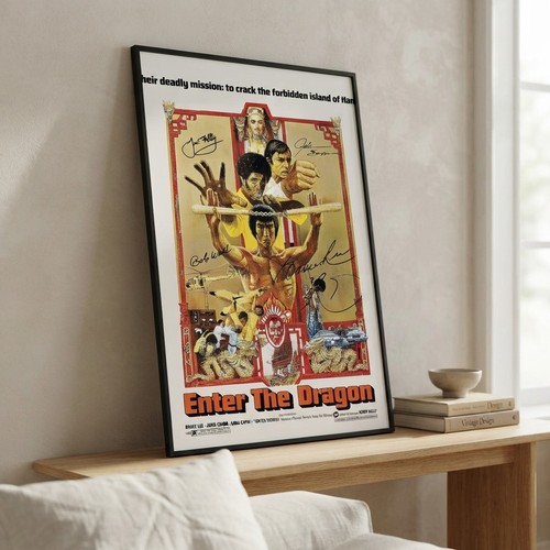 Elegant framed bruce lee - framed,