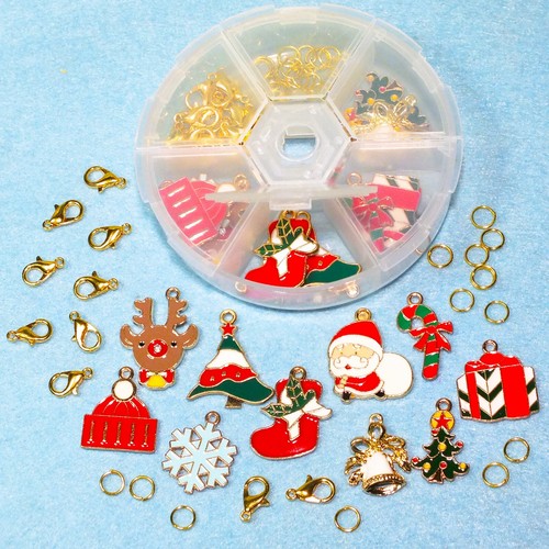 Festive diy dangle charm kit - festive,