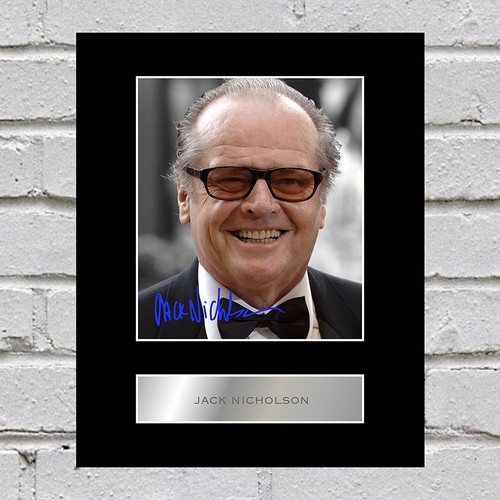 Jack nicholson signed mounted - jack,