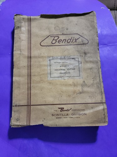 Bendix scintilla magneto - bendix,