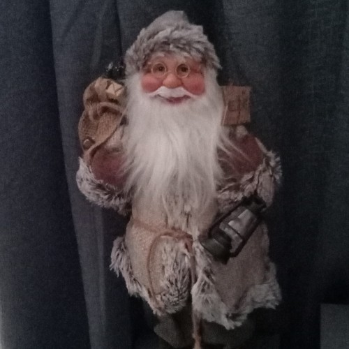 Fabric santa claus - fabric,
