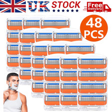 48x For Gillette Fusion 5 Power Razor Blades Cartridges New Upgrade Sealed UK