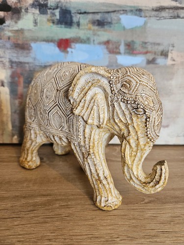 Ornate elephant figurine - ornate, |