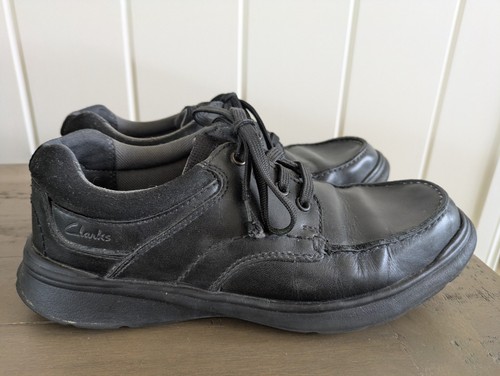 Black leather clarks - clarks, shoes