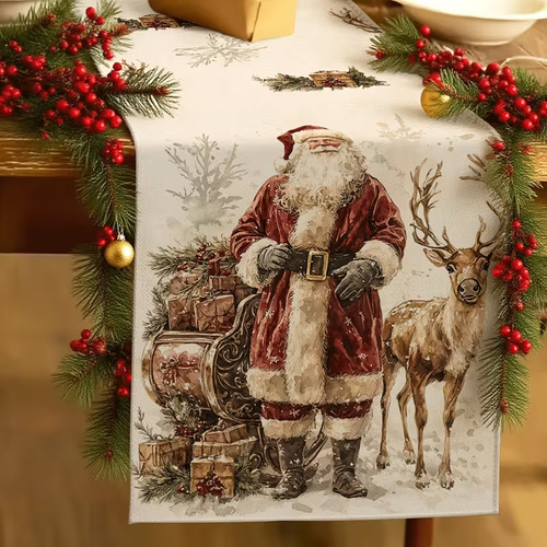 Christmas santa reindeer - christmas,