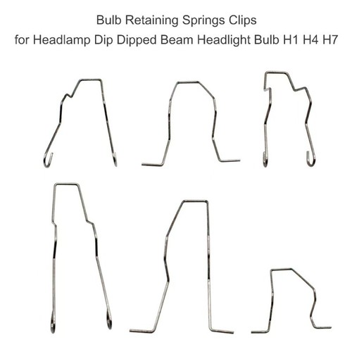 Car bulb retaining spring - car,