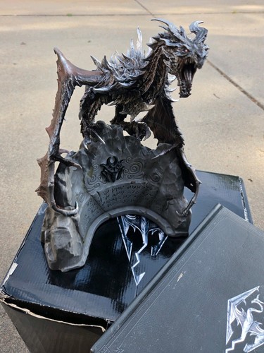 Bethesda alduin statue - bethesda, the