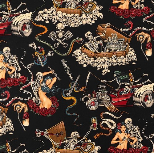 Fabric alexander henry hot - -,