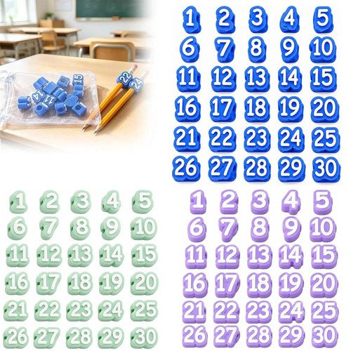 30pcs numbered pencil - numbered,