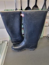 ** NEW ** VINTAGE BLUE HUNTER HUNTRESS GATES WELLINGTON BOOTS Size 7 