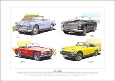 MG MIDGET - Fine Art Print A3