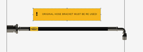 Front right brake - right, for