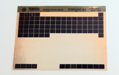 Yamaha xs650se 5e6 spare - yamaha, 81
