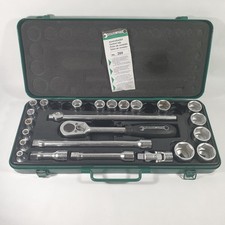 Stahlwille No 52/23/6 Socket Set 1/2" 6 Point 93 03 03 07 Cased 