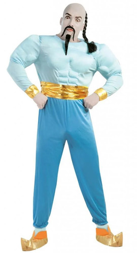 Blue genie costume with - genie,