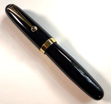 Large NEW CLIP  vintage ebonite Japanese fountain pen